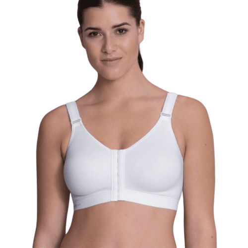 Anita etukiinnitteinen rintaliivi 5523 valkoinen etuosa